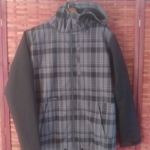 Armada Men’s Ski Snowboard Coat XL Grey Plaid